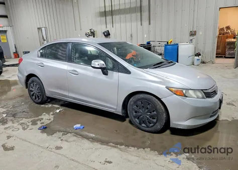2012 Honda Civic Lx from USA, damaged, VIN 19XFB2F58CE046917